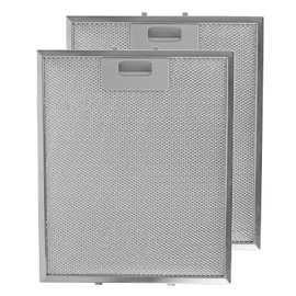 SPARES2GO Metal Mesh Filter for Rangemaster Cooker Hood Kitchen Extractor Fan Vent (Pack of 2 Filters, Silver, 300 x 250 mm)