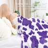 Lightweight Purple Blanket Girls Gifts Decor Stuff Toys Dark Purple