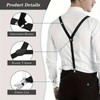 Braces Suspenders Adjustable Slim Unisex Men Ladies Trouser Fancy Dress