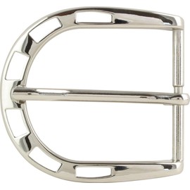 BELTINGER Aaliyah Belt Buckle 4.0 cm | Buckle Interchangeable Buckle Belt Buckle 40 mm Solid | Pin Buckle | Interchangeable Belt up to 4 cm, glossy silver