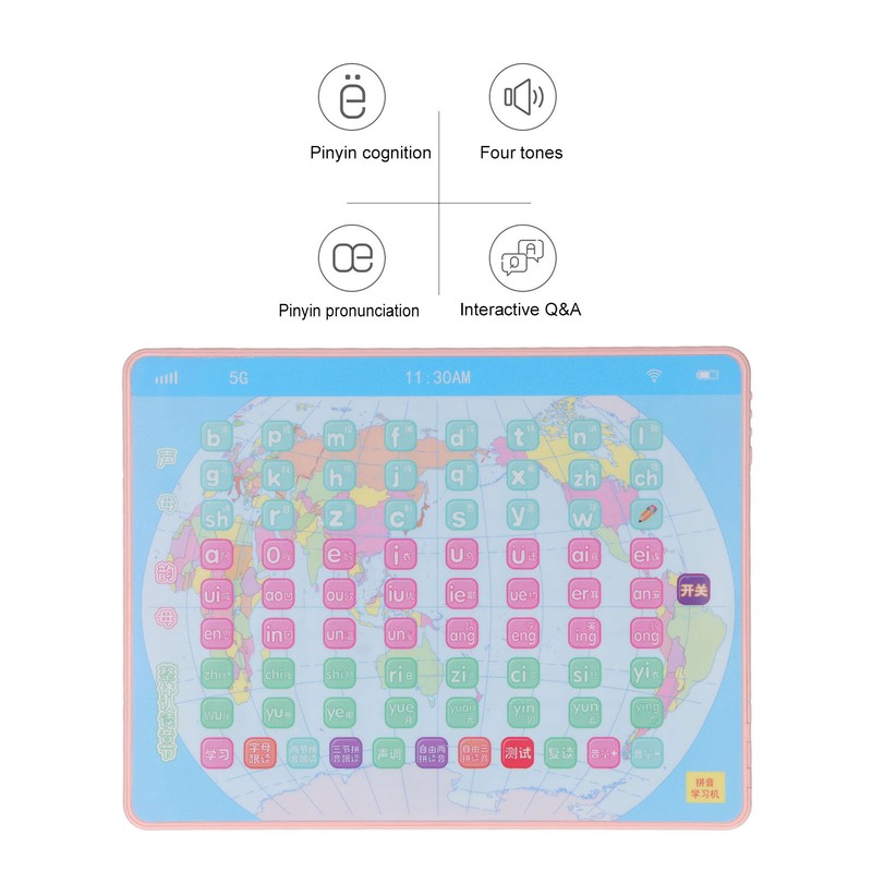 Multifunctional Chinese Learning Machine Pinyin Point Reading Machine Early Learning