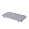 MICUSHION Piano Bench Cushion for Indoor Shoe Storage with Ties