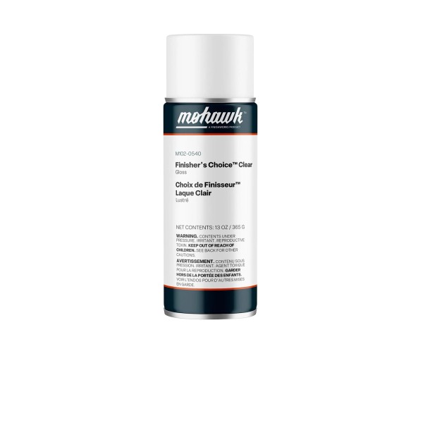Mohawk Finisher's Choice Clear Gloss Lacquer Spray For Wood Repair