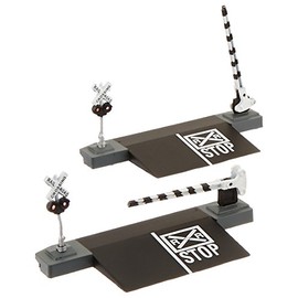 Bachmann Trains - Scenery Accessories - DUAL CROSSING GATES - N Scale,Black,Large