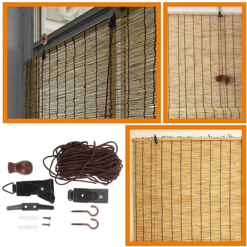 Cabilock Curtain Lifter Cord Set for Roll up Blinds Roller