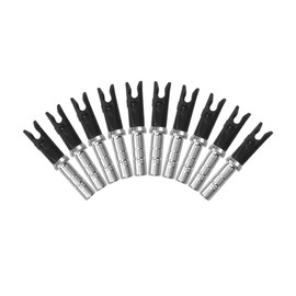 20PCS Archery Arrow Nocks ID 4.2mm/.165" Aluminium Insert Arrow Nock Tail for DIY Hunting Shooting Arrows