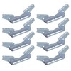 JY PERFORMANCE 8PCS Pontoon Wing Brackets Bunk Bolster Boat Pontoon