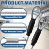 NAZOU 8.5FT Garage Door Cable Replacement 1/8 inch Vinyl Coated