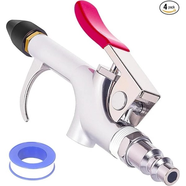 Branded Air Blow Gun Kit, Professional 2-Way Connection Air Nozzle