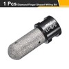 sourcing map Diamond Finger Shaped Milling Bit 20mm 2 Holes