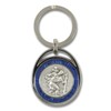 MaMeMi Saint Christopher Keyring with Blue Trim, blue