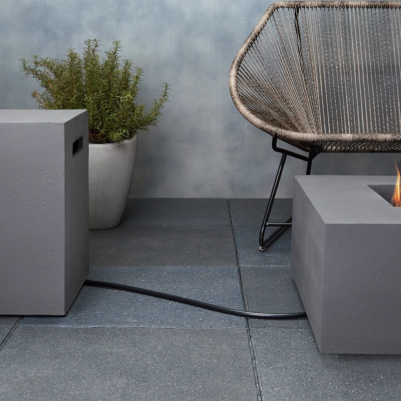 Real Flame R0001-BK Rubber Hose Cover, Black