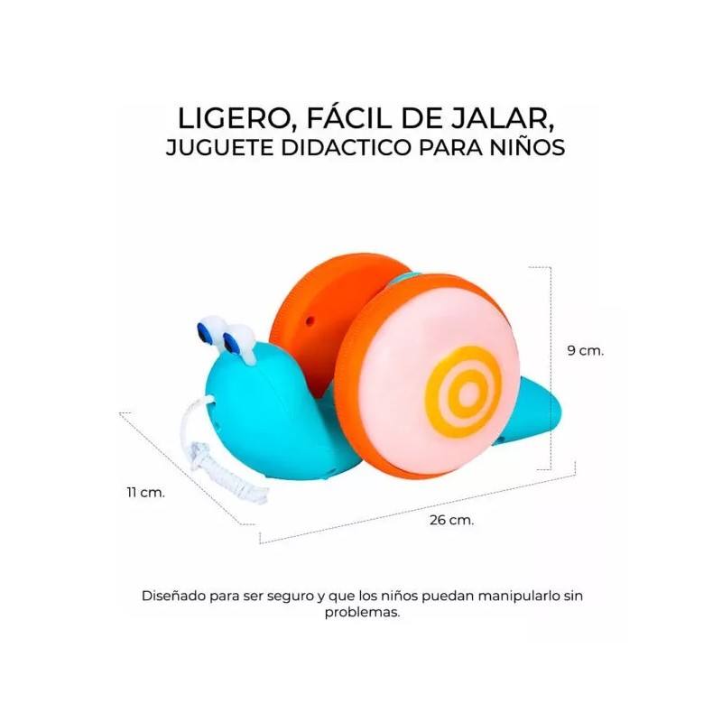 EGTMA Juguete De Caracol Para Niños Pequeños Duradero