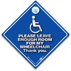 Disabled Driver Please Leave Enough Space For My Wheelchair Car