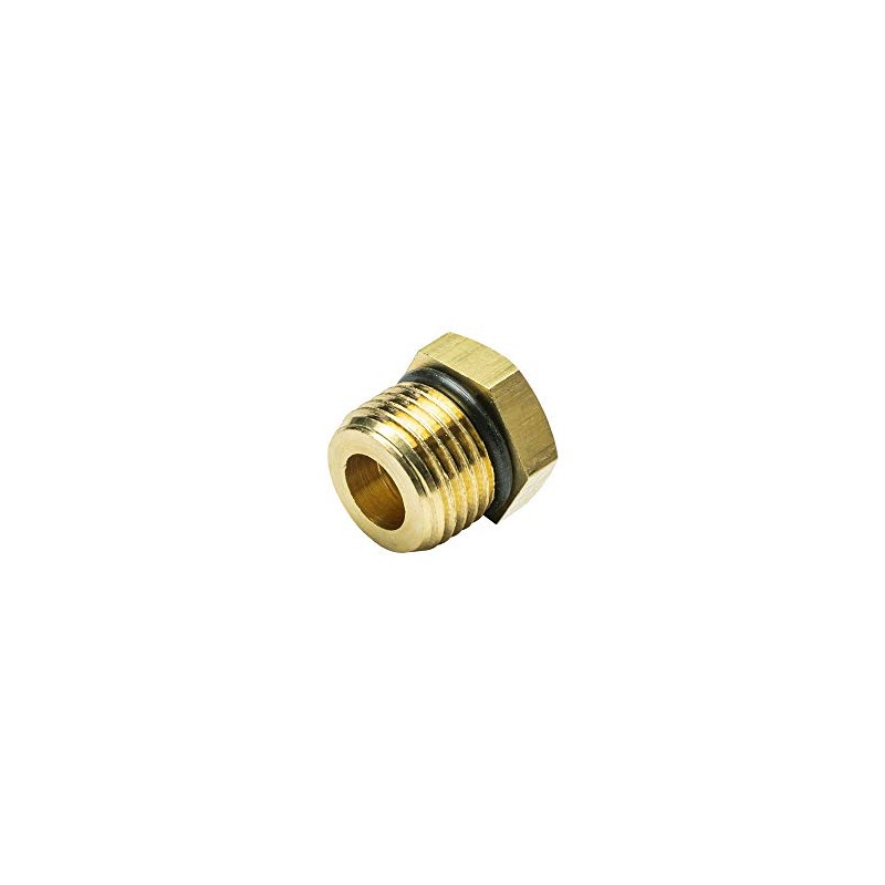 GlowShift M16 x 1.5 Male to 1/8-27 NPT Female Gauge