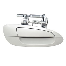 Sentinel Parts Outside Exterior Door Handle Front Right Passenger Side QX3 Satin White Pearl Compatible with 2002-2006 Nissan Altima Replaces # NI1311123, 80606-8J009