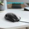ONE-UP Wired Office Mouse, USB Interface, Ergonomic Design, 3-Button Optical