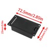 PIYANYO 9v Battery Cover 72.5x38x22mm Battery Clip for Active Guitar