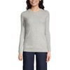 Lands' End Womens Cashmere Sweater Gray Heather Regular Large
