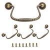 sourcing map 4pcs Bail Pull Handle, 4 Inch Bail Drawer