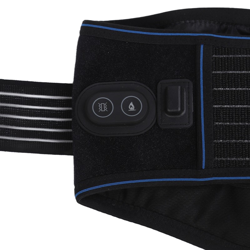 Lumbar Support Back Brace 3 Speed Temperature Controlled Vibration Motor