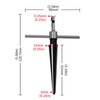 Taper Reamer, Hexagonal Shaft Taper Reamer, Hole Opening Range: Approx.