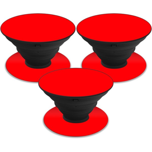 MightySkins Skin Compatible with PopSocket PopSocket - Solid Red |