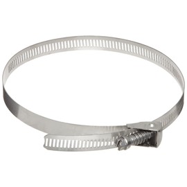 Dixon LSS216 Stainless Steel 301 LSS Style Quick Release Worm-Drive Clamp, 1/2" Band Width, 10-12/64" to 14" Hose OD Range