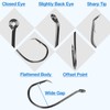 150pcs/box Circle Hooks 2X Strong Customized Offset Sport Circle Hooks