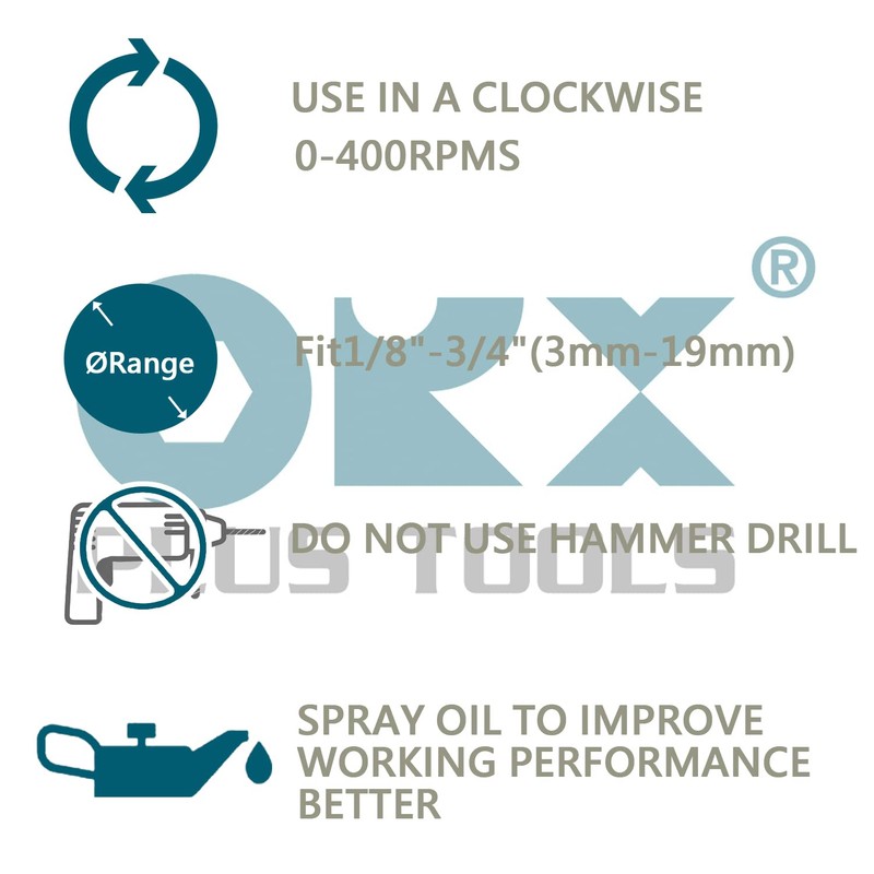 ORX PLUS TOOLS PO-045-TORXPLUS Tools Deburring External Chamfer Tool, Tungsten