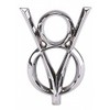 V8 Headlight Bar Emblem, Fits 1932 Ford Chrome