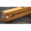 Unbranded 7”/6 Slots Wooden Bead Holder With Lock/Nut