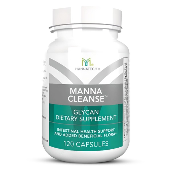 Mannatech Detox Cleanse, Manna Cleanse 120 Capsules, Helps Support The Natural Gut Heath. Powered by Ambrotose Derived from Aloe Vera Plant with Digestive Enzymes & Probiotics