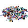 YYlingx 290 Pcs 4mm Square Cube Glass Beads Mix Color
