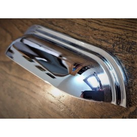 Sets of 6 Cup Handles for Kitchen cabinets & Bedroom Furniture, Cupboard Drawer & Door Polished Chrome Fittings by FFF - cc Size 96mm (96mm Between fixings)