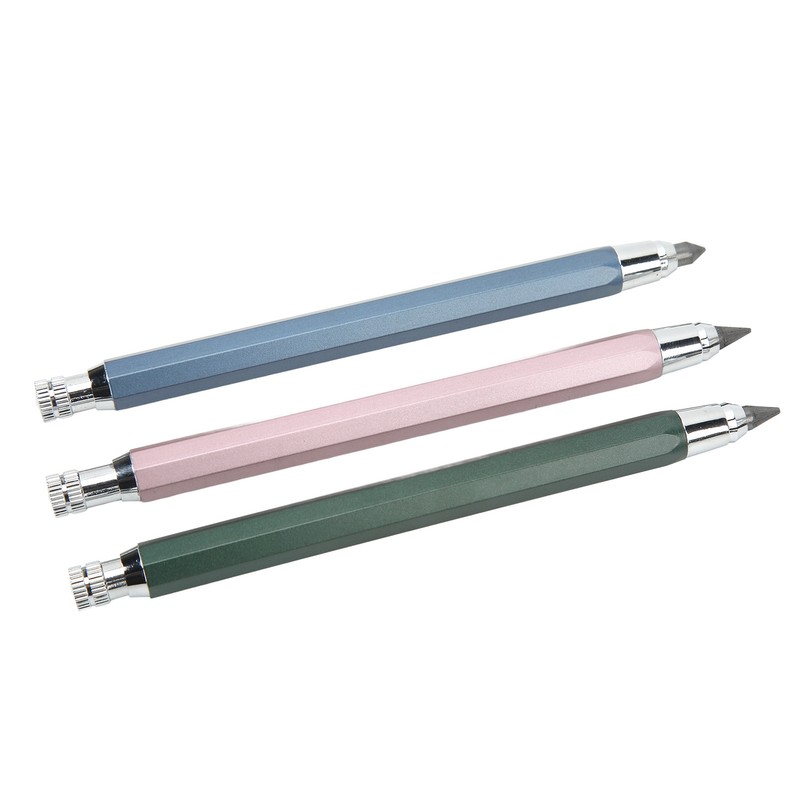 3Pcs Mechanical Carpenter Pencil 5.6mm Scribing Tool Marker Set Kit
