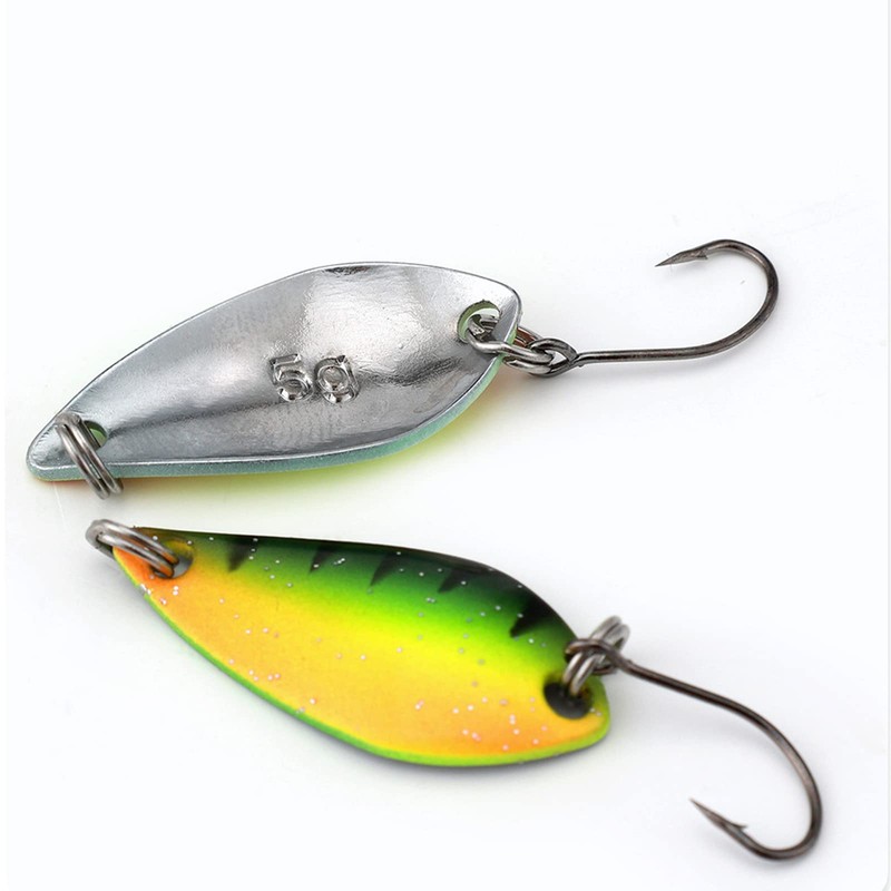 Fishing Spoon Lure Set Metal Baits for Trout, Char and