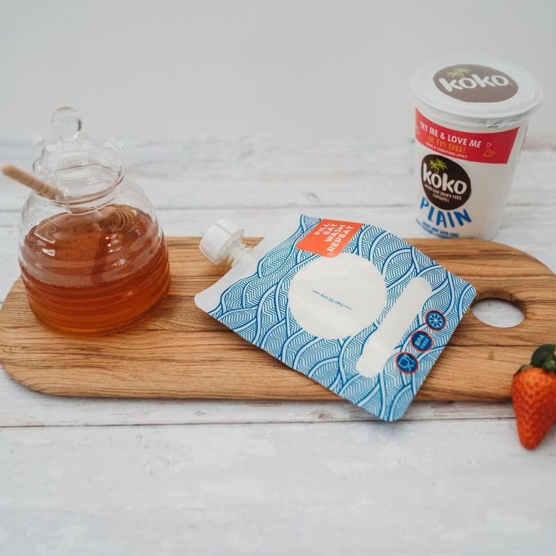 Nom Nom Kids Reusable Yoghurt Pouches/Reusable Food Pouches / 250ml