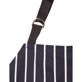 Children's Chefs or Cooks Kitchen Apron in Navy Butchers Stripe, (57 x 45) by Rushbrookes