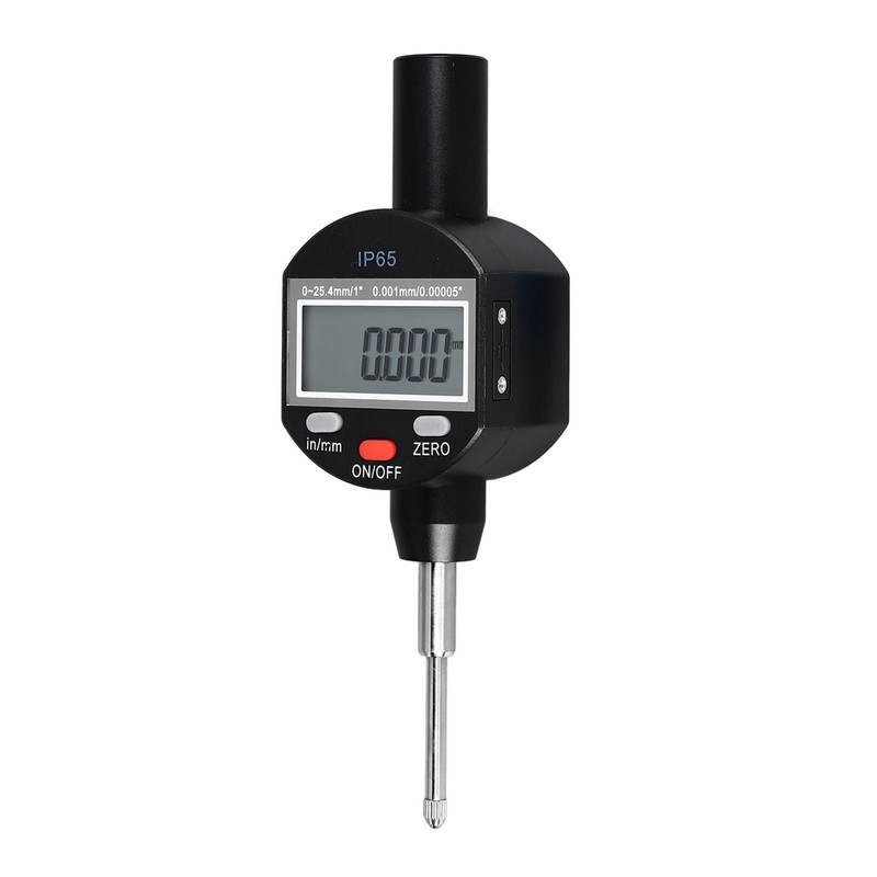 Dial Indicator Digital Display 0.00005in/0.001mm Resolution 0 to 25.4mm Range
