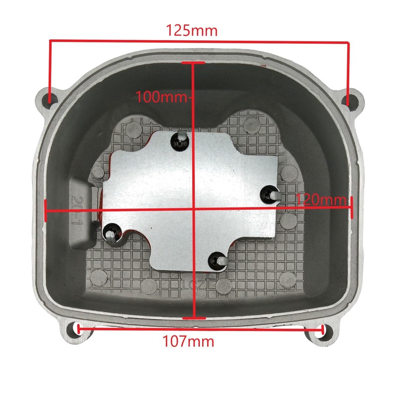 RedCap Cylinder Head Valve Cover Assembly with Seal Rubber Ring