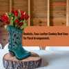 Hobby Lobby Turquoise Cowboy Boot Vase