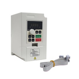 CNCTOPBAOS VFD Frequency Inverter 1.5KW 2HP,Single Phase to 3 Phase 220V Variable Frequency Drive Converter,Speed Control VSD 1000Hz with Cable for Spindle Motor,CNC Router Engraving Machine