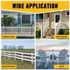 VIVIDA 4" x 4" Fence Post Caps, Pyramid PVC Vinyl