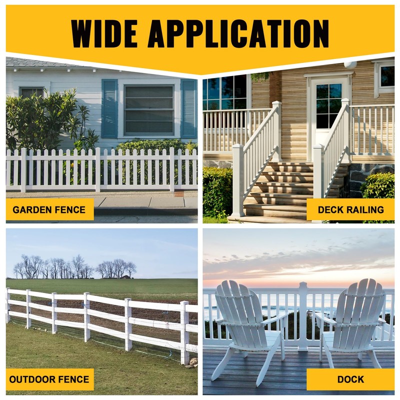 VIVIDA 4" x 4" Fence Post Caps, Pyramid PVC Vinyl