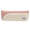 Pencil Case, Two-Tone Pencil Case, Slim, 6 Colors, Dull Pink,