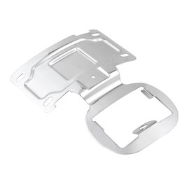 YDLMT Chrome Motorcycle License Plate Relocation Bracket Tag Holder Mount for Harley CVO Electra Road Glide FLHTKSE FLHTCU FLHTCUL FLHTKL 2014-2023