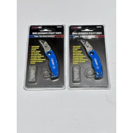Grip Mini Utility Knife 2pc Blue