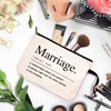 ZHANTUONE Marriage Cosmetic Bag，Gifts For Wife Birthday，Romantic Gifts For My