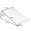 Zeigis® DIN A4 Bookend Flat Acrylic Glass / Book Stand